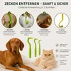 Zeckenentferner Set für Hunde & Katzen 3 Größen sicher & Produktbild-Vorschau 3