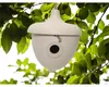 Decoris Vogelhauschen - Bambusholz - cremeweis - D17 x 19 Produktbild-Vorschau 2