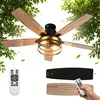 Ventilatore da soffitto Ø132 cm con luce e telecomando, Anteprima dell’immagine prodotto 13