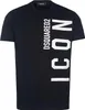 Pánské tričko Dsquared2 Icon Cool Fit, černé Náhled obrázku produktu 1