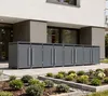 Westmann Pedura 8 Metall Mülltonnenbox mit Fußpedal 8x240 L Produktbild-Vorschau 2