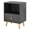 Table d'appoint 'Sundsvall' 40x30x54 cm gris foncé Voir les images du produit 2