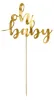 Topper pour gâteau Oh Baby / Naissance 25cm or Voir les images du produit 4