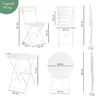 KESSER® Bistroset 3-teilig Bistrotisch mit 2 klappbaren Produktbild-Vorschau 7