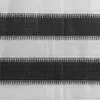 A close-up view of a striped fabric, likely a balcony screen, showing the texture and weave of the material. Produktbild-Vorschau