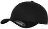 Casquette Flexfit en laine peignée, couleur noire, pour Voir les images du produit 1