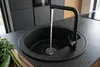 Manestein Spülbecken, Rund Küchenspüle Ø51 cm aus Granit, Produktbild-Vorschau 4