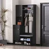 Odikalo Garderobenschrank Kombi-Sethschrank Flurgarderobe Produktbild-Vorschau 1
