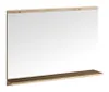 Badezimmerspiegel 80 cm Eiche  Evoke modern mit Ablage Produktbild-Vorschau 4
