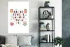 MuchoWow® Poster Illustration von Alphabet und Eulen 80x120 Produktbild-Vorschau 4
