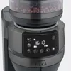 A close-up view of the control panel and coffee bean hopper of a coffee maker. Produktbild-Vorschau