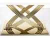 Tavolo da pranzo di design NABIL - bianco / oro Anteprima dell’immagine prodotto 6