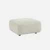 sweeek - Hocker, Fußstütze für 2-Sitzer-Sofa Wallas Produktbild-Vorschau 1