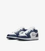 Jordan 1 Low Midnight Navy Wolf Grey (GS) - EU 38.5 Produktbild-Vorschau 6