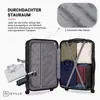 Devillo® Kofferset 4tlg. S-M-L-XL, Onyxblack - Trolley Produktbild-Vorschau 3