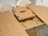 Kulatý rozkládací stůl 130(180)x130 ROWAN - dub Náhled obrázku produktu 10