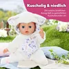 BABY born Schäfchen-Onesie 43cm mit Öhrchen und süßen Produktbild-Vorschau 3