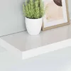 vidaXL Scaffale galleggiante bianco 50x23x3,8 cm MDF Anteprima dell’immagine prodotto 4