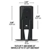 Supporto da parete SANUS per Sonos ERA100 singolo nero Anteprima dell’immagine prodotto 4