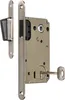 A lock mechanism and strike plate are shown against a white background. Anteprima dell’immagine prodotto