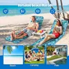 KOMFOTTEU 2er Set Strandmatte mit Tisch, Kopfkissen & Produktbild-Vorschau 7
