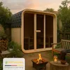 Artsauna Cube Fasssauna Fjora L für 6 Personen, mit 9kW Produktbild-Vorschau 7