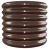 A brown corrugated raised garden bed. Produktbild-Vorschau