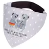 Mr. & Mrs. Panda Dreieckstuch Koala Familie - Grau Pastell Produktbild-Vorschau 2