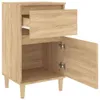 vidaXL Nachttische 2 Stk. Sonoma Eiche 40x35x70 cm - Produktbild-Vorschau 9