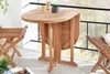 Massiver Balkontisch EMPIRE TEAK 120cm Teakholz Produktbild-Vorschau 4