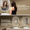 S'AFIELINA 95×60 cm Wandspiegel LED – Badspiegel mit Produktbild-Vorschau 8