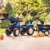 FALK Trattore a pedali New Holland T8 con escavatore e Anteprima dell’immagine prodotto 9