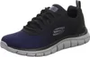 Skechers Herren Low Sneaker RIPKENT Blau Textil Synthetik Produktbild-Vorschau 50