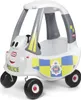 A white Little Tikes Cozy Coupe police car toy. Produktbild-Vorschau