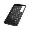 The back of a black phone case with a geometric pattern. Produktbild-Vorschau
