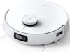 A white robot vacuum cleaner is shown from a slightly elevated angle against a white background. Voir les images du produit