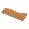 Servierplatte mit 2 Tragegriffen - Massivholz 50x20 cm Produktbild-Vorschau 4