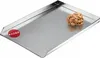 A stainless steel baking tray with a few cookies on it. Anteprima dell’immagine prodotto