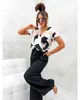 Damen Jumpsuit mit Wickeloberteil Overall  Look Produktbild-Vorschau 5