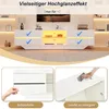 Merax Hochglanz TV-Lowboard mit LED Beleuchtung, TV-Schrank Produktbild-Vorschau 12