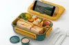 KANDONEX Brotdose mit Fächern 1300ml – Große Lunchbox Produktbild-Vorschau 2