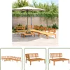 The Living Store 5-tlg. Garten-Sofagarnitur aus Paletten Produktbild-Vorschau 1