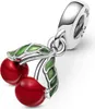 PandoraCharm Anhänger 791583C01 Asymmetrical Cherry Fruit Produktbild-Vorschau 4