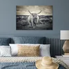 MuchoWow® Poster Schottisches Hochlandrind - Tiere - Wolken Produktbild-Vorschau 4