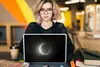 MuchoWow® Laptop Aufkleber Sticker Cover Sonnenfinsternis Produktbild-Vorschau 5
