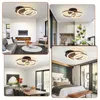 Collage of four images showing a modern LED ceiling light in different room settings. Anteprima dell’immagine prodotto