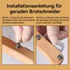 Brot Lahm mit Holzgriff,Gebogenes Brot-Lahm Set,5 Produktbild-Vorschau 6