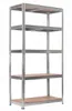 Metallregal 180x90x40x cm - 5 Böden verzinkt praktisch Produktbild-Vorschau 2