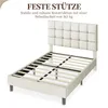 Yaheetech Polsterbett Doppelbett 140x200cm, Bettgestell mit Produktbild-Vorschau 7