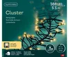 Led cluster 5.5 meter 588 LED zwart/soft gold Lumineo Productafbeelding-voorbeeld 1